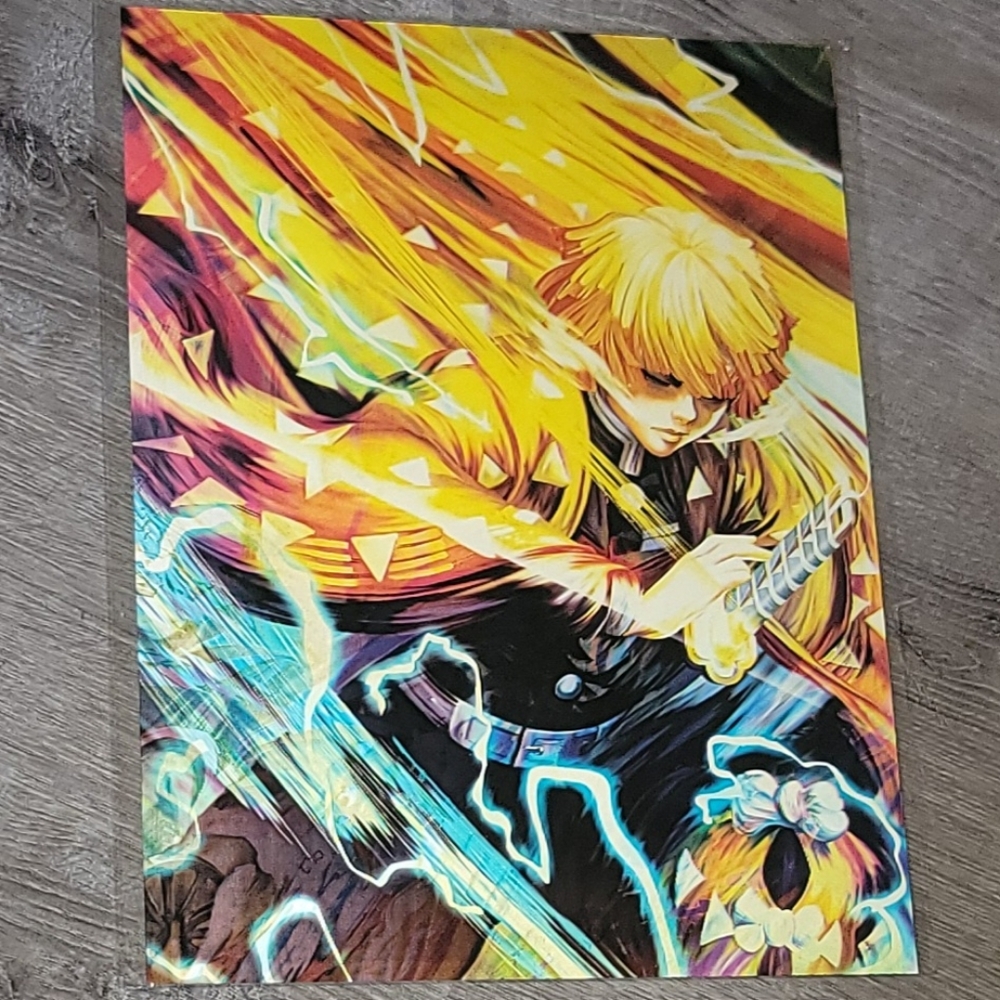 Demon Slayer 3D Holographic Lenticular Anime Poster